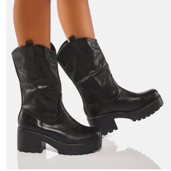 koi Shoes - Koi chunky cowboy boots